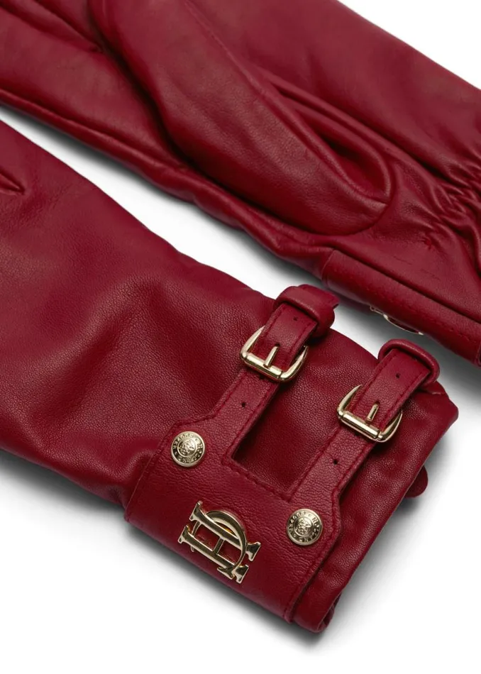 Women Monogram Leather Gloves Mulberry Holland Cooper Gloves Women Monogram Leather Gloves Mulberry Holland Cooper Gloves