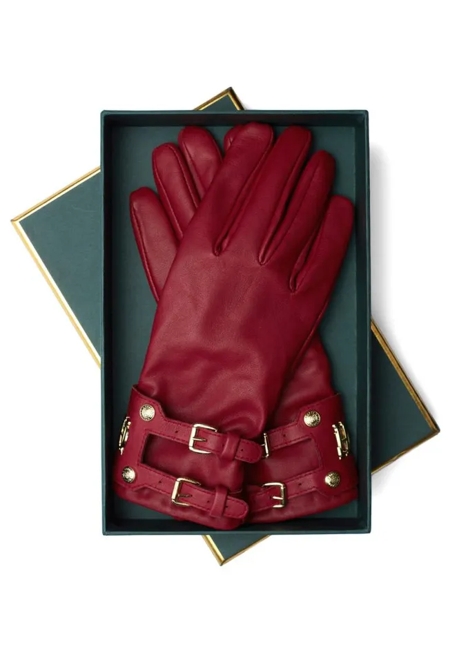 Women Monogram Leather Gloves Mulberry Holland Cooper Gloves Women Monogram Leather Gloves Mulberry Holland Cooper Gloves