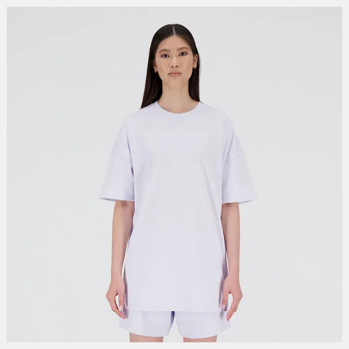 Women NB Athletics Nature State Short Sleeve Tee Libra New Balance Shirts Women NB Athletics Nature State Short Sleeve Tee Libra New Balance Shirts