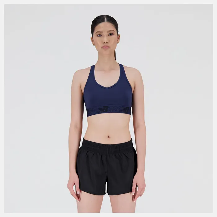 Women NB Pace Bra 30 Natural Indigo New Balance Sports Bras