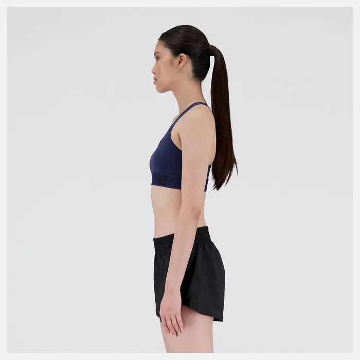 Women NB Pace Bra 30 Natural Indigo New Balance Sports Bras