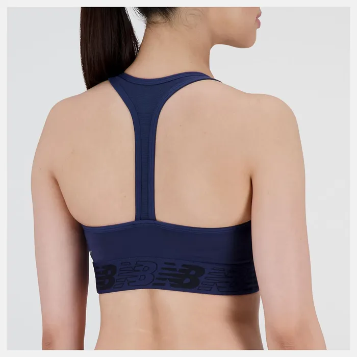 Women NB Pace Bra 30 Natural Indigo New Balance Sports Bras