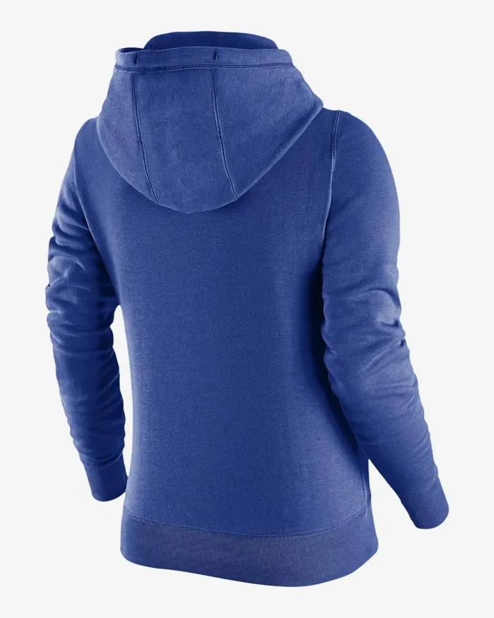 Women Nike All Clothing Brooklyn Nets Club Fleece 202324 City Edition Rush Blue