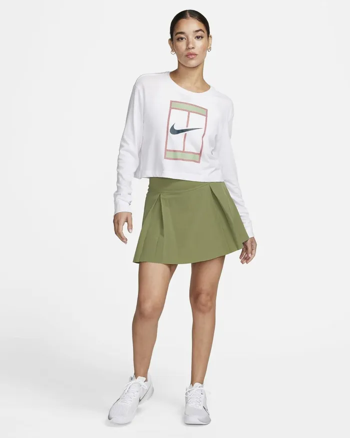 Women Nike All Clothing DriFIT Slam Whitedeep Jungle