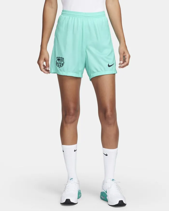 Women Nike All Clothing FC Barcelona 202324 Stadium Third Light Aquablack