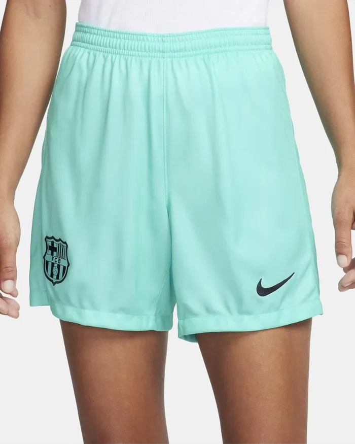 Women Nike All Clothing FC Barcelona 202324 Stadium Third Light Aquablack