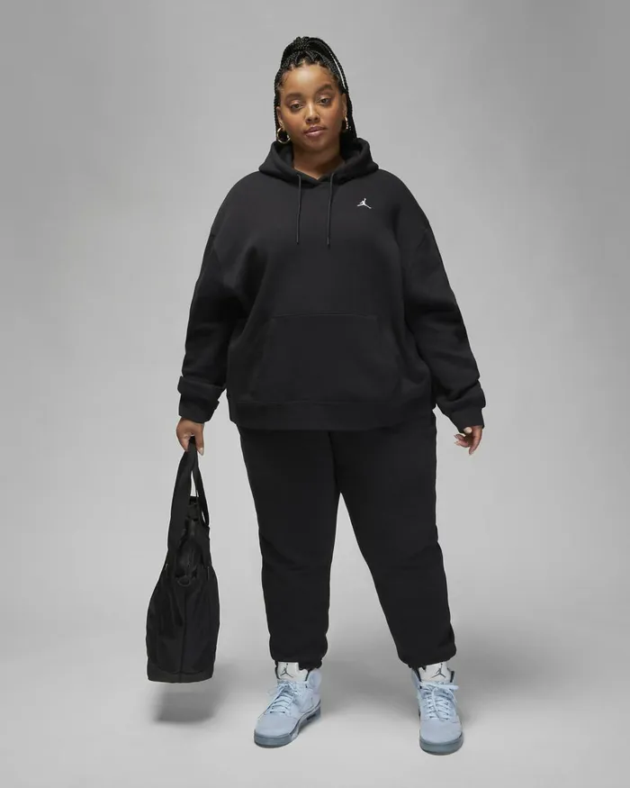 Women Nike All Clothing Jordan Flight Blackwhite