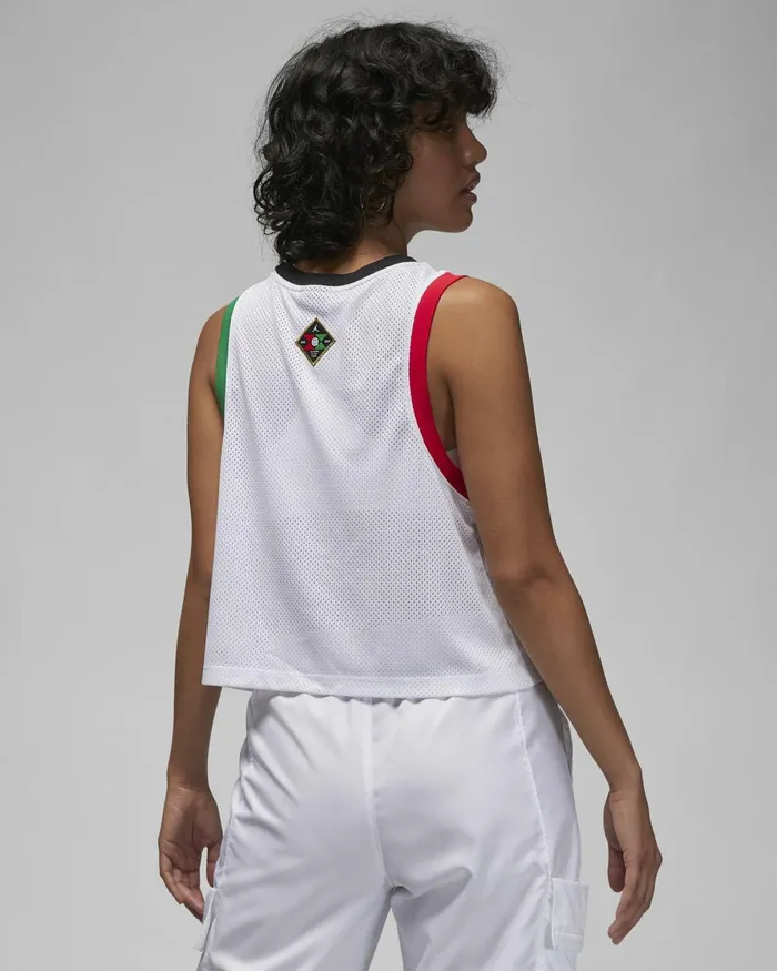 Women Nike All Clothing Jordan Quai 54 Whiteuniversity Redclassic Green