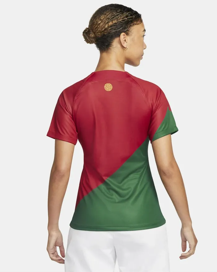 Women Nike All Clothing Portugal 202223 Stadium Home Pepper Redpepper Redgold Dart