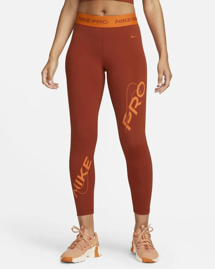 Women Nike All Clothing Pro Rugged Orangesafety Orange