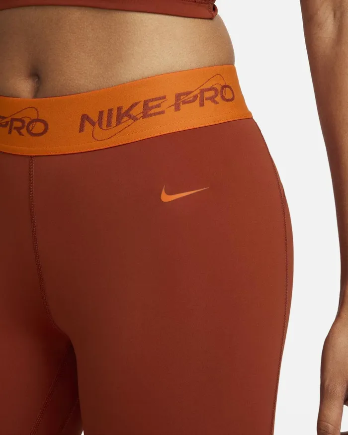 Women Nike All Clothing Pro Rugged Orangesafety Orange