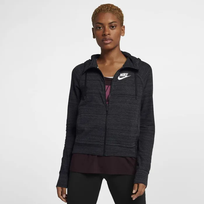 Women Nike All Clothing Sportswear Advance 15 Blackwhite