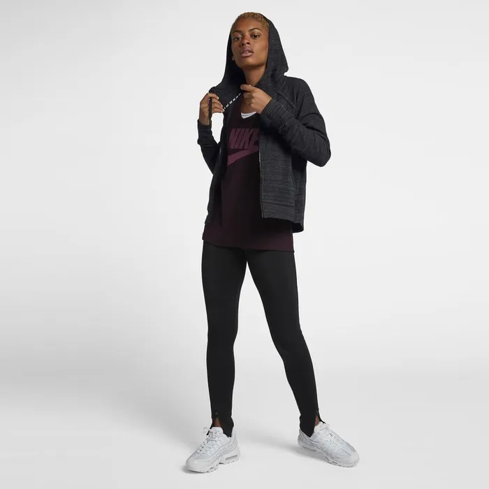 Women Nike All Clothing Sportswear Advance 15 Blackwhite