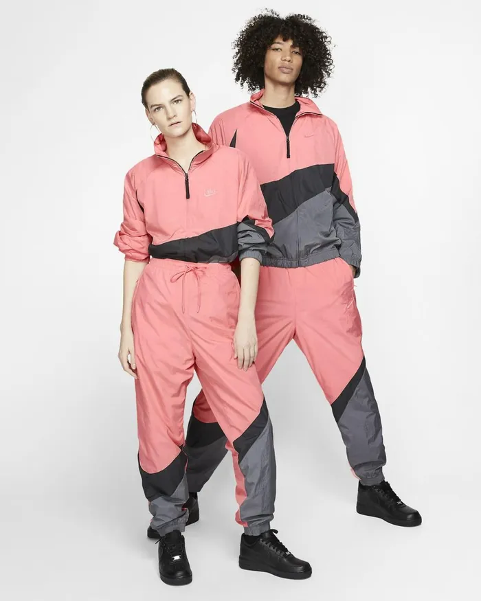Women Nike All Clothing Sportswear Pink Gazeblackdark Greypink Gaze