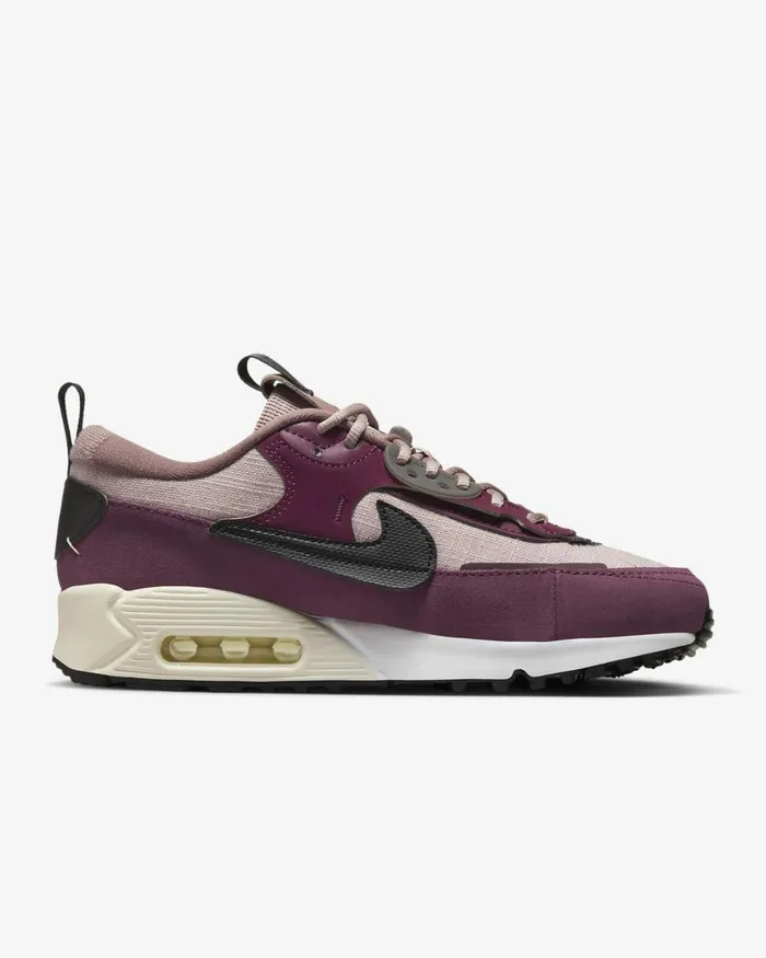 Women Nike All Shoes Air Max 90 Futura Diffused Taupeplum Eclipsenight Maroonblack