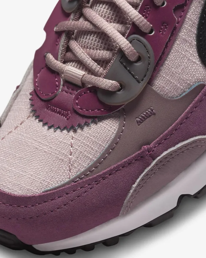 Women Nike All Shoes Air Max 90 Futura Diffused Taupeplum Eclipsenight Maroonblack