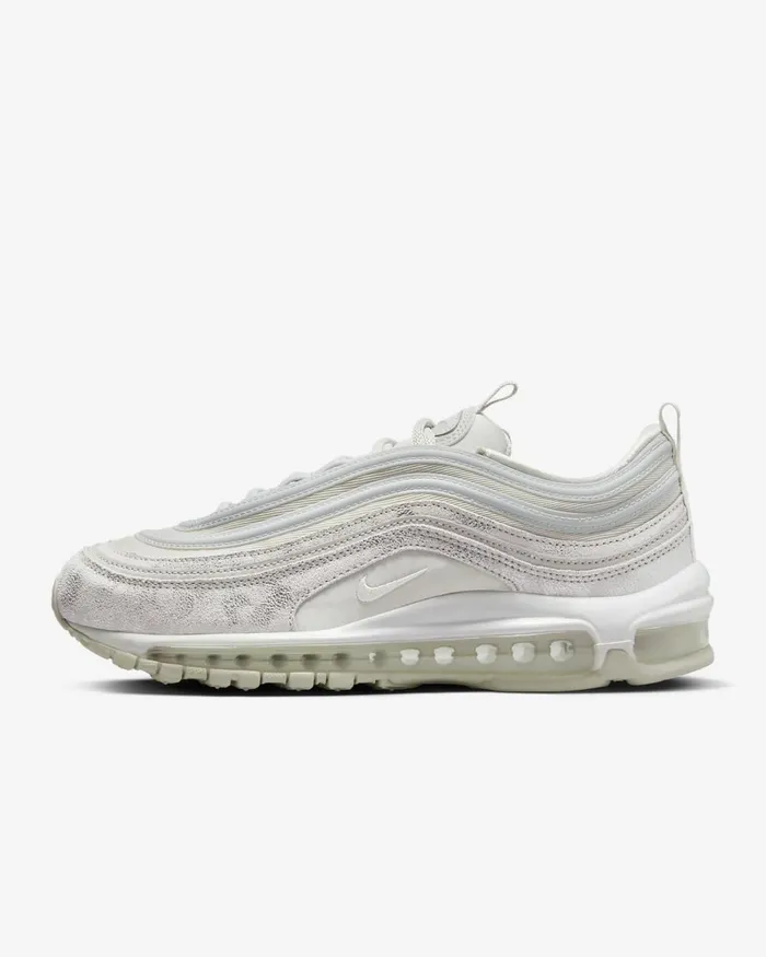 Women Nike All Shoes Air Max 97 Light Bonelight Bonewhitephantom