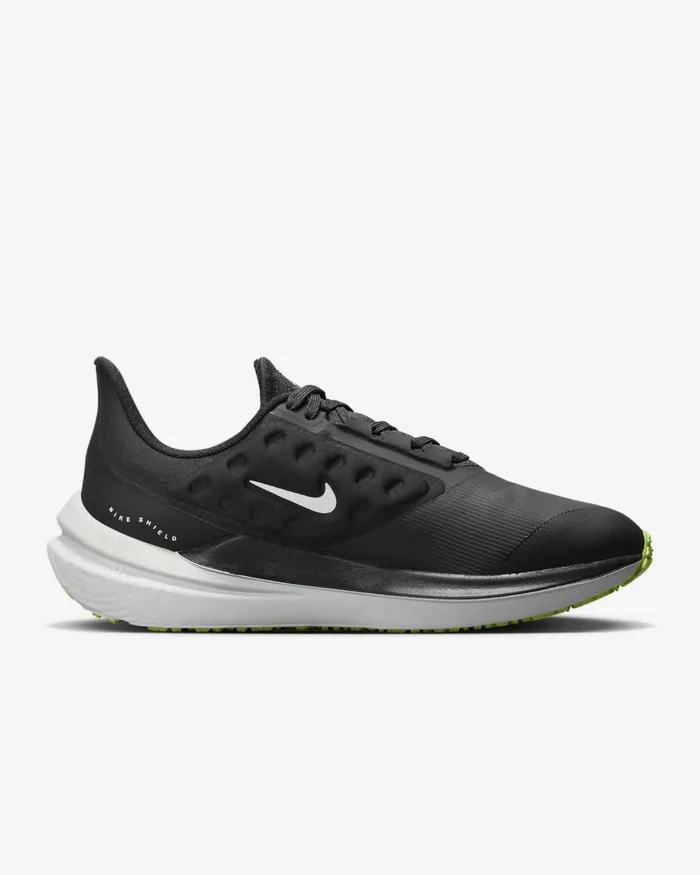 Women Nike All Shoes Air Winflo 9 Shield Blackdark Smoke Greyvoltwhite