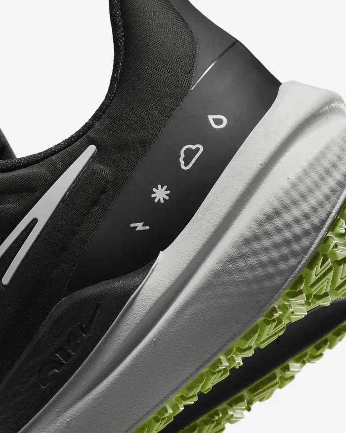 Women Nike All Shoes Air Winflo 9 Shield Blackdark Smoke Greyvoltwhite