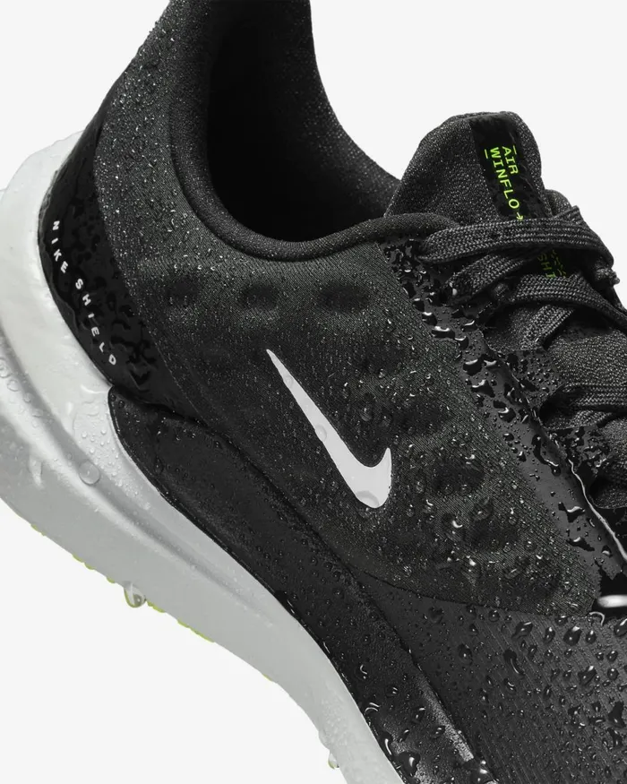 Women Nike All Shoes Air Winflo 9 Shield Blackdark Smoke Greyvoltwhite
