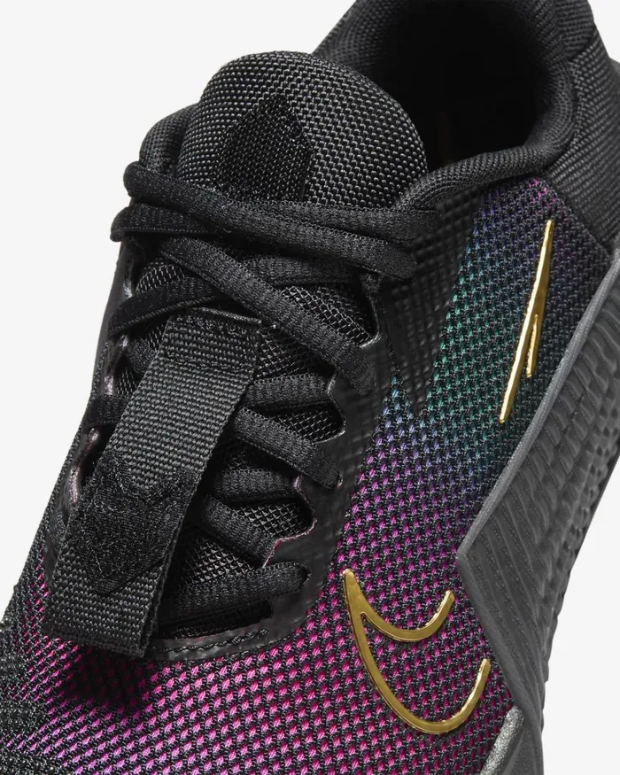 Women Nike All Shoes Metcon 9 PRM Blackfireberrymetallic Gold