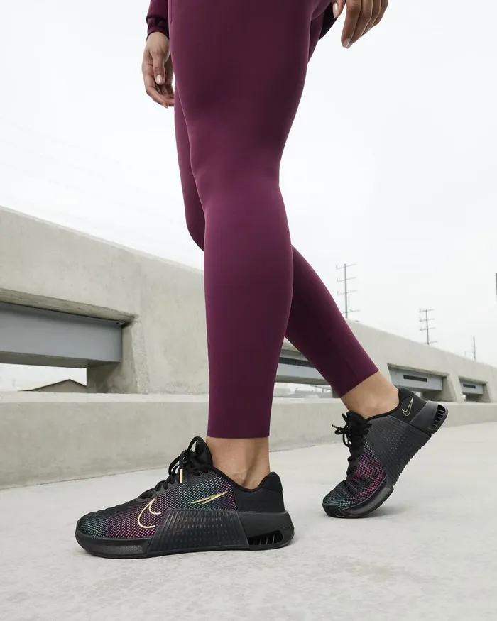 Women Nike All Shoes Metcon 9 PRM Blackfireberrymetallic Gold