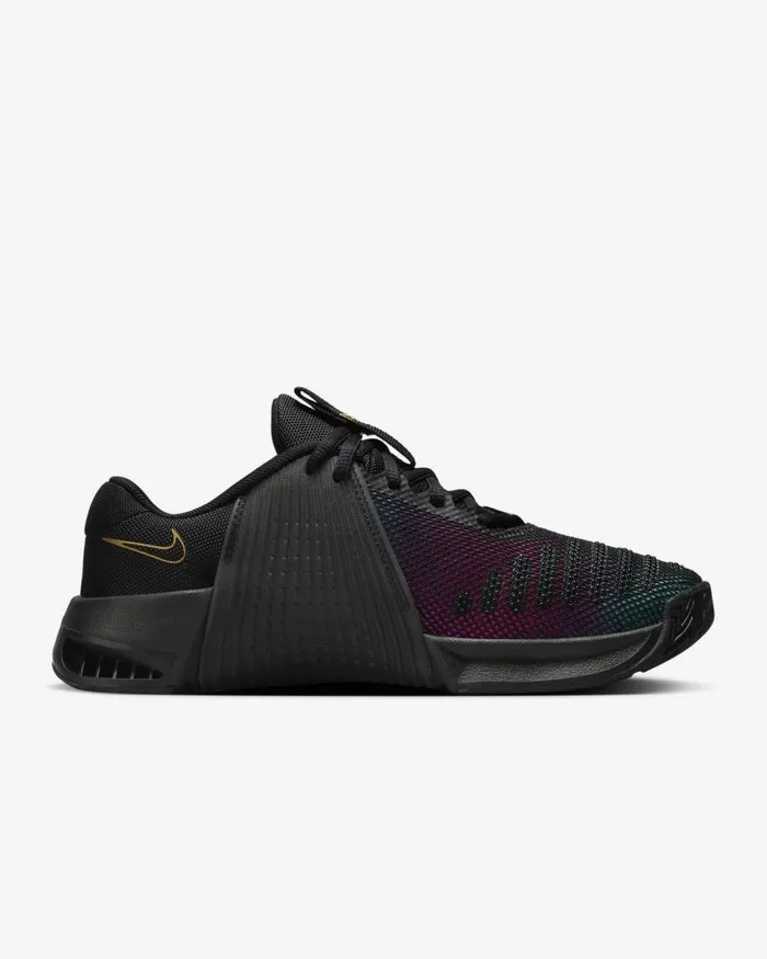 Women Nike All Shoes Metcon 9 PRM Blackfireberrymetallic Gold
