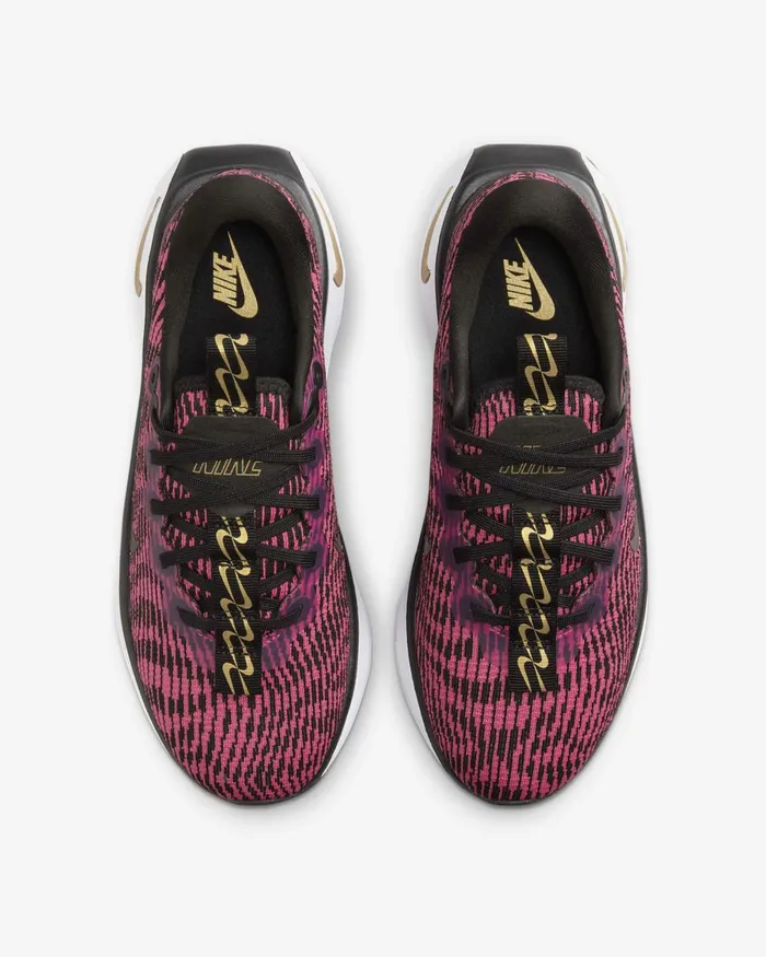 Women Nike All Shoes Motiva Blackmetallic Goldwhitefireberry