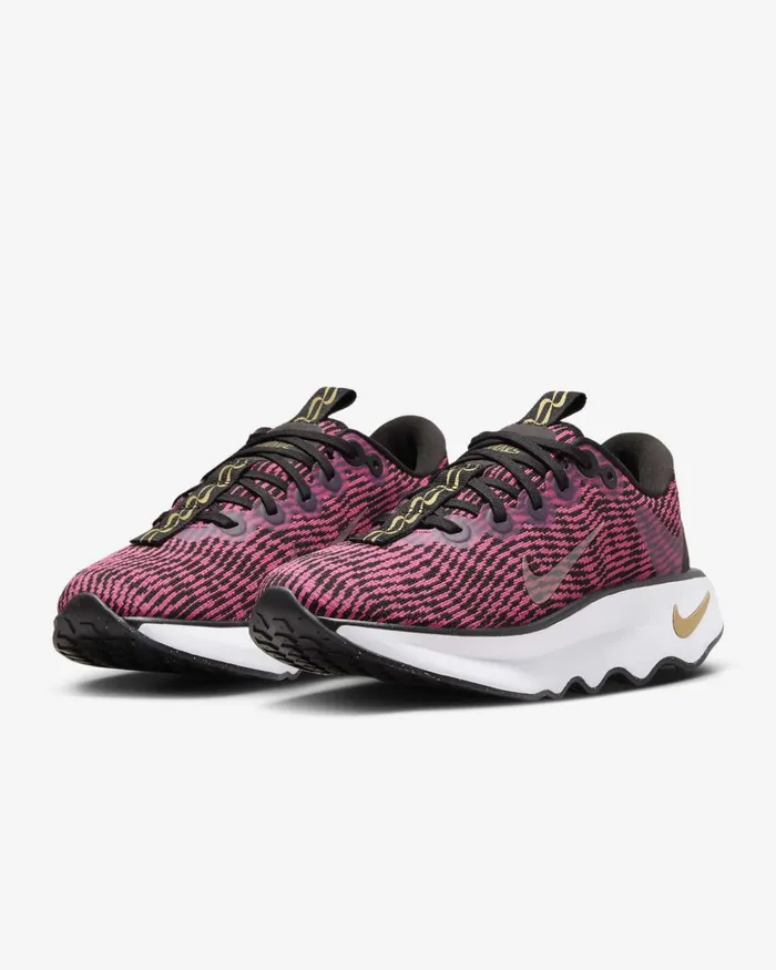 Women Nike All Shoes Motiva Blackmetallic Goldwhitefireberry