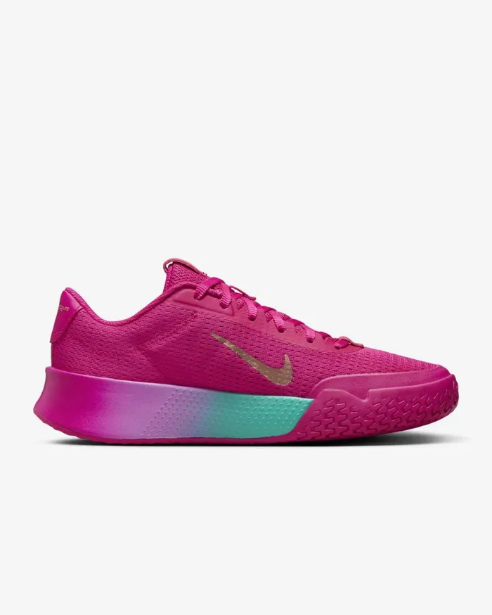 Women Nike All Shoes NikeCourt Vapor Lite 2 Premium Fireberrymulticolourfierce Pinkmetallic Red Bronze