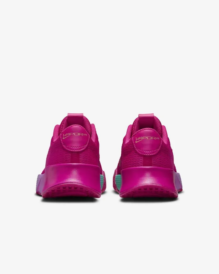 Women Nike All Shoes NikeCourt Vapor Lite 2 Premium Fireberrymulticolourfierce Pinkmetallic Red Bronze