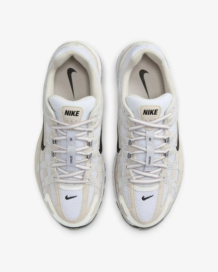 Women Nike All Shoes P6000 Light Orewood Brownwhitemetallic Summit Whiteblack