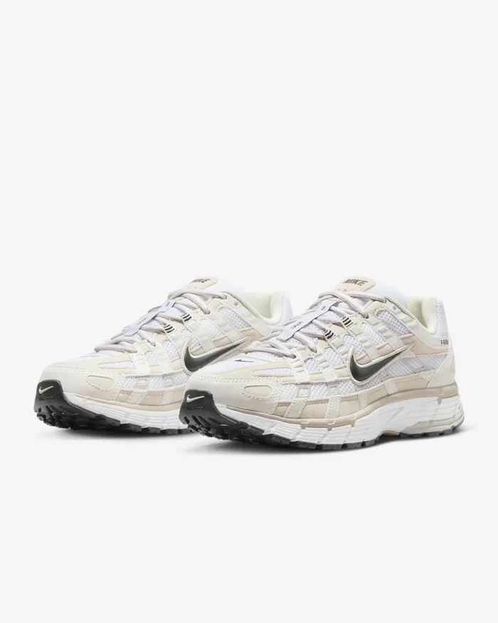 Women Nike All Shoes P6000 Light Orewood Brownwhitemetallic Summit Whiteblack