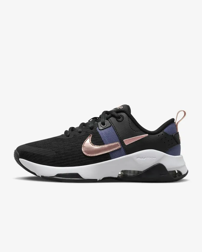 Women Nike All Shoes Zoom Bella 6 PRM Blackdiffused Bluewhitemetallic Red Bronze