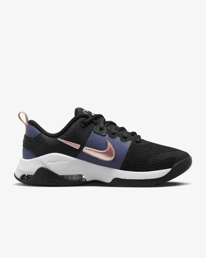 Women Nike All Shoes Zoom Bella 6 PRM Blackdiffused Bluewhitemetallic Red Bronze