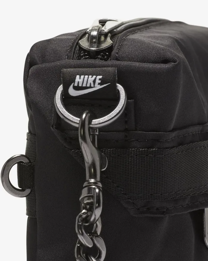 Women Nike Bags And Backpacks Sportswear Futura Luxe Blackblackdark Smoke Grey