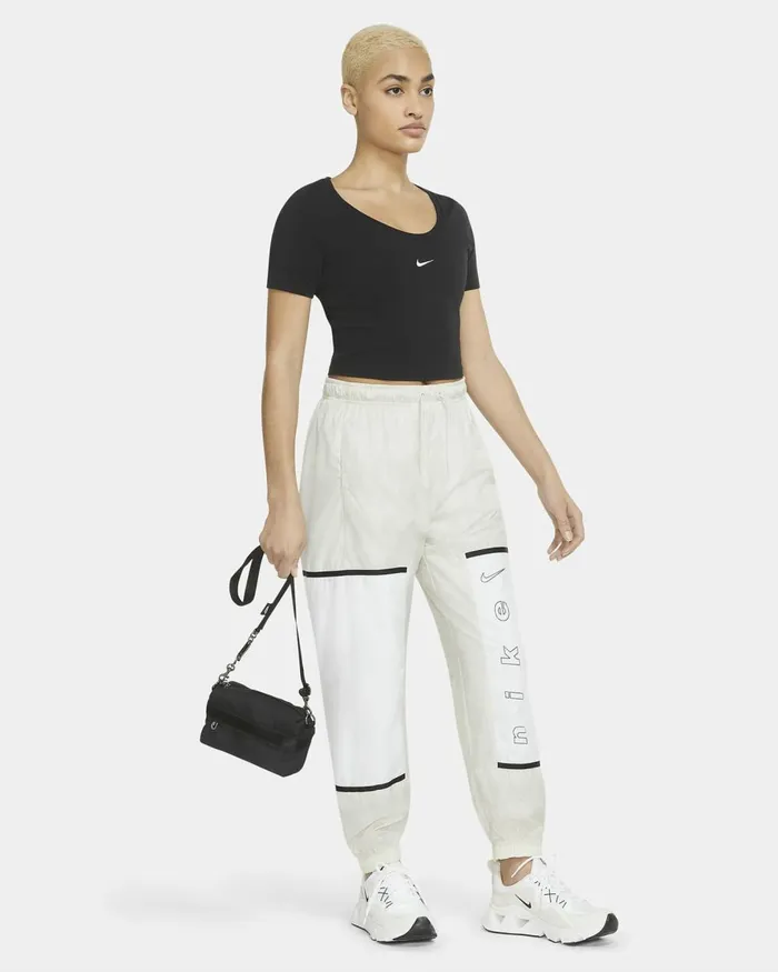 Women Nike Bags And Backpacks Sportswear Futura Luxe Blackblackdark Smoke Grey