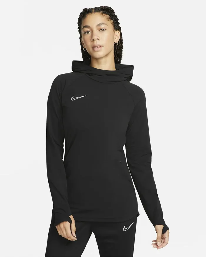 Women Nike Hoodies And Sweatshirts DriFIT Academy Blackwhite