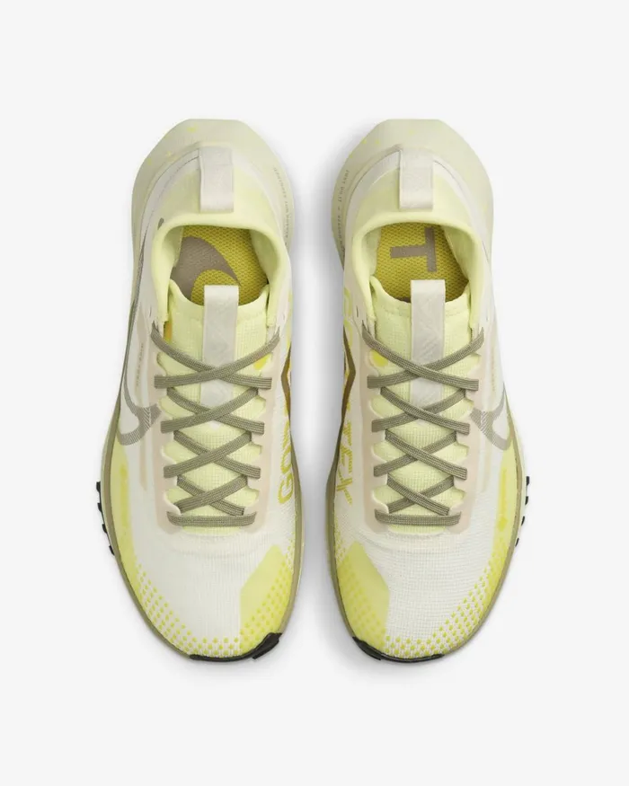 Women Nike Running Pegasus Trail 4 GORETEX Pale Ivoryluminous Greenhigh Voltageneutral Olive