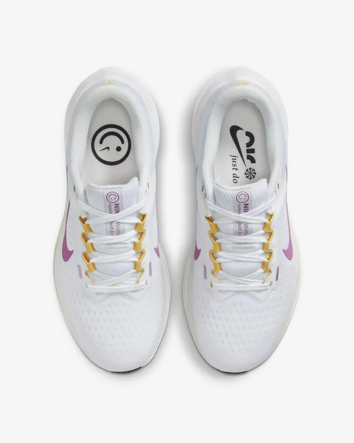 Women Nike Running Winflo 10 Whitephoton Dustrush Fuchsiafuchsia Dream