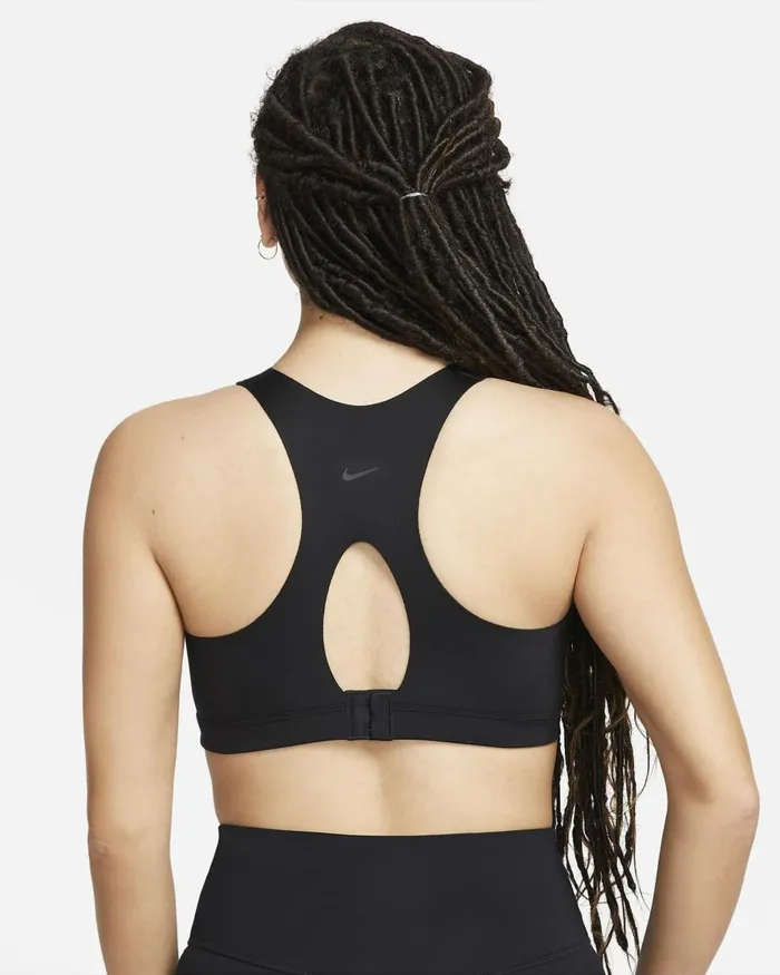 Women Nike Sports Bras Alpha Blackblackdark Smoke Greydark Smoke Grey
