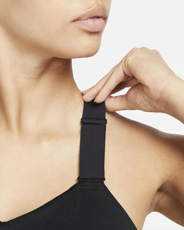 Women Nike Sports Bras Alpha Blackblackdark Smoke Greydark Smoke Grey