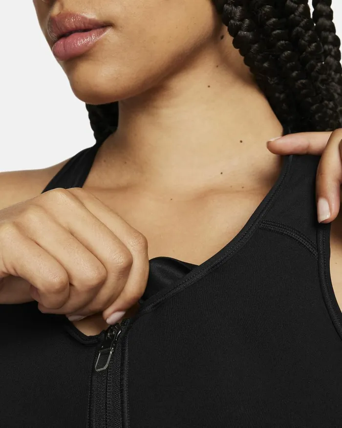 Women Nike Sports Bras Swoosh Blackblackwhite