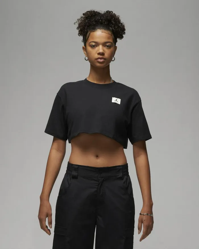 Women Nike Tops And TShirts Jordan Sport Black