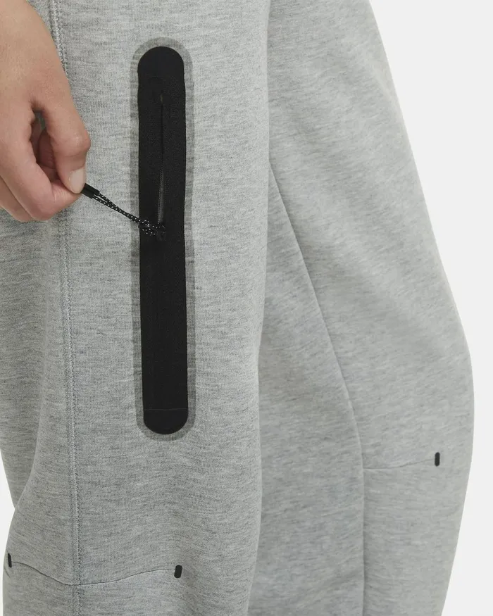 Women Nike Trousers Sportswear Tech Fleece Dark Grey Heatherblack