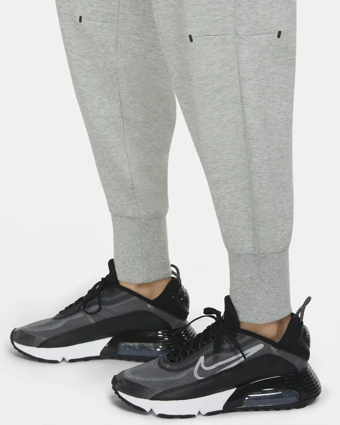Women Nike Trousers Sportswear Tech Fleece Dark Grey Heatherblack