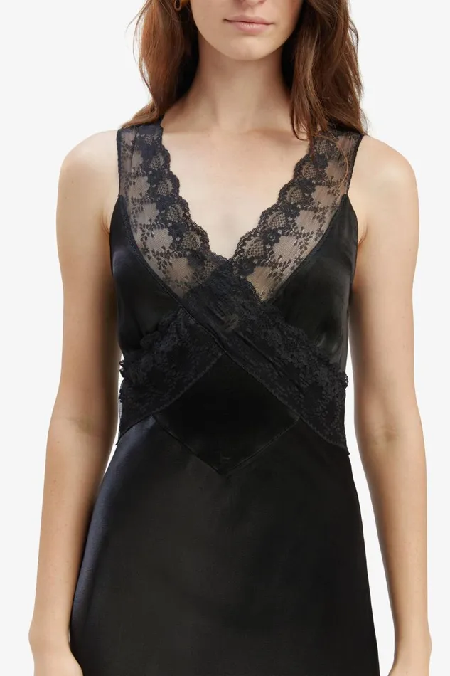 Women Occasion Dresses Bardot Mendez Slip Dress In Black Black Women Occasion Dresses Bardot Mendez Slip Dress In Black Black