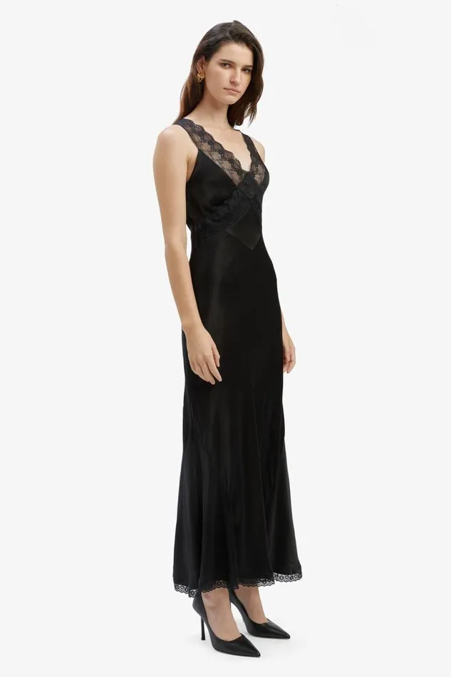 Women Occasion Dresses Bardot Mendez Slip Dress In Black Black Women Occasion Dresses Bardot Mendez Slip Dress In Black Black