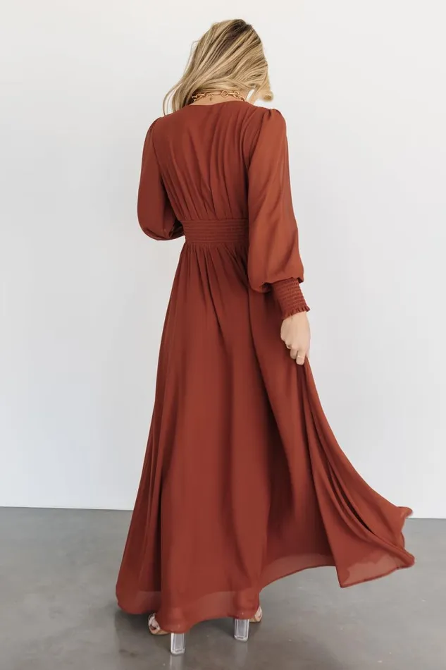 Women Olivia Maxi Dress Cinnamon Baltic Born Maxi Dresses