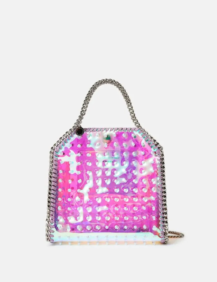 Women Online Exclusive Falabella Mini Holographic Spike Tote Iridescent Stella McCartney Mini Bags And Clutches Women Online Exclusive Falabella Mini Holographic Spike Tote Iridescent Stella McCartney Mini Bags And Clutches